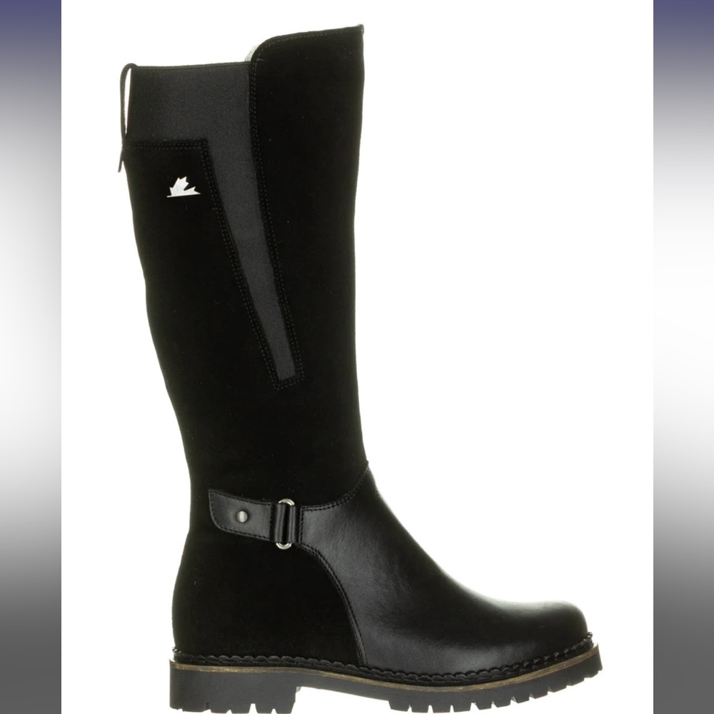 Pajar leather and suede winter boots